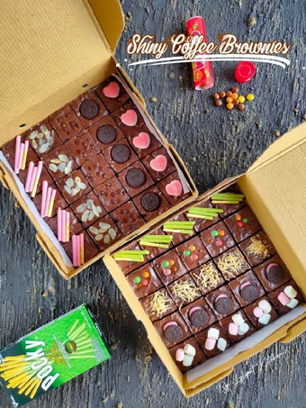Cara Gampang Membikin Resep Shiny Coffee Brownies yang Uenak Anti Ribet, Sempurna