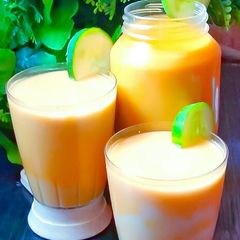 Millet and carrot drink A picture of Millet and carrot drink.