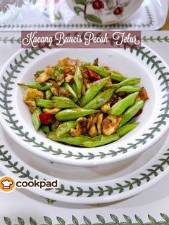 Gambar 👩🍳Kacang Buncis Pecah Telur