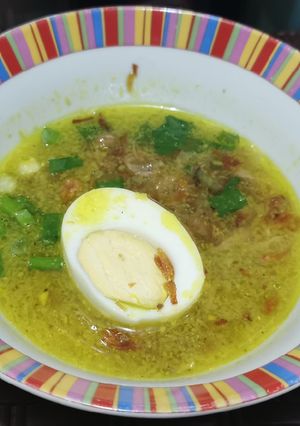 Foto resep Soto Ayam Kuah Kuning Bening