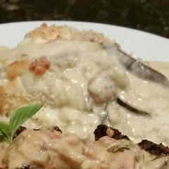 A picture of Brad's eggplant au gratin.