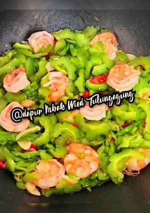 Foto resep Tumis Pare Udang (154)