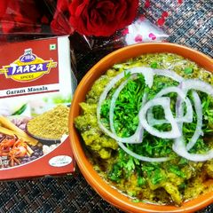 Tandoori gobhi with methi malai gravy A picture of Tandoori gobhi with methi malai gravy.