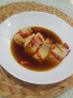 Foto resep Steam Dory Saus Hongkong (Recook)