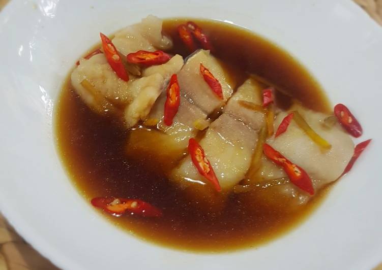 Resep Steam Dory Saus Hongkong (Recook) yang Enak Banget
