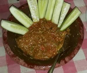 Fresh, Memasak Sambal pecel lele Yummy Mantul