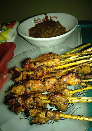 Foto resep Sate ayam teplon