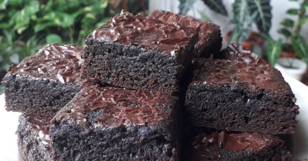 2 042 resep fudgy brownies  enak dan sederhana  ala rumahan  