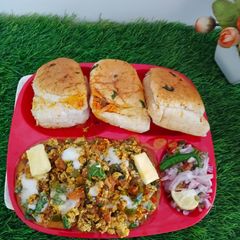 A picture of Paneer cheese ghotala.