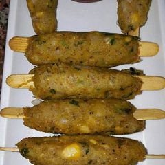 A picture of Corn kabab.