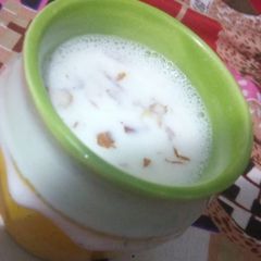 Badam milk A picture of Badam milk.
