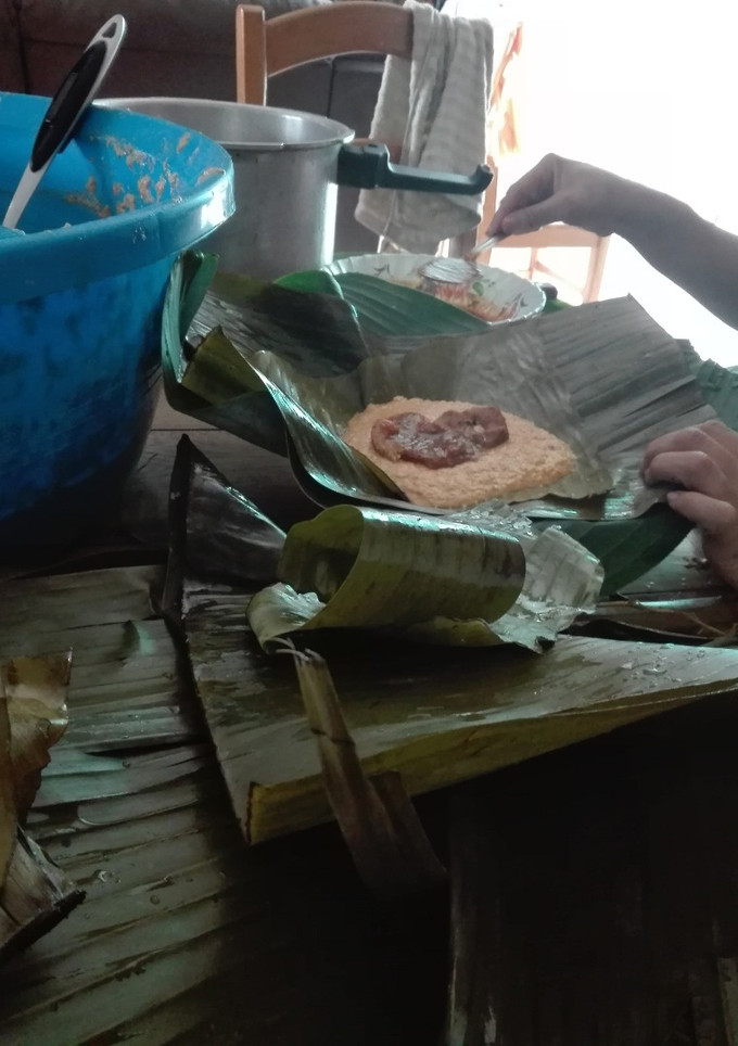 Una foto de Tamales de puerco