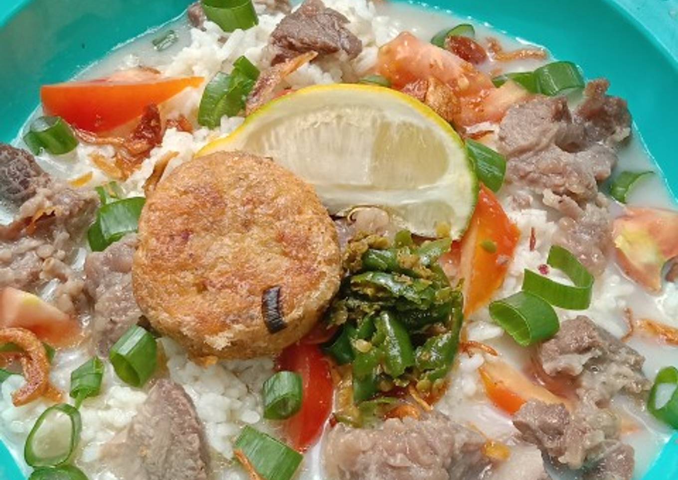 Soto daging kuah syusyu