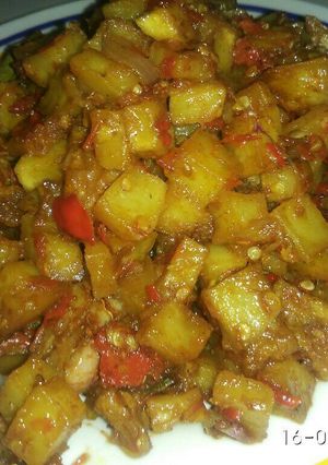 Foto resep Sambel goreng kentang