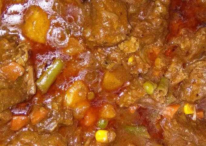 Easiest Way to Prepare Homemade Beef curry stew