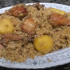 A picture of Chicken Pilau#Arabic Food Contest.