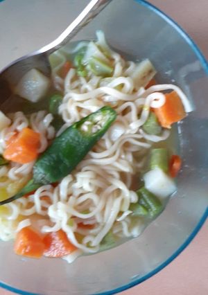 Una foto de Sopa con verduras