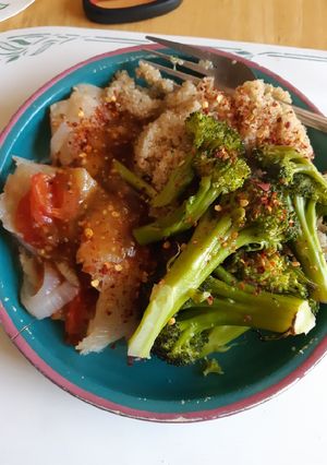 Una foto de Tilapia y Quinoa