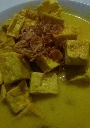 Foto resep Sayur Tahu Kari Telur