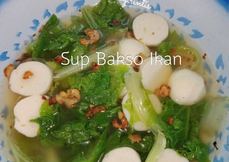 Sup Bakso Ikan Mudah ga pake lama