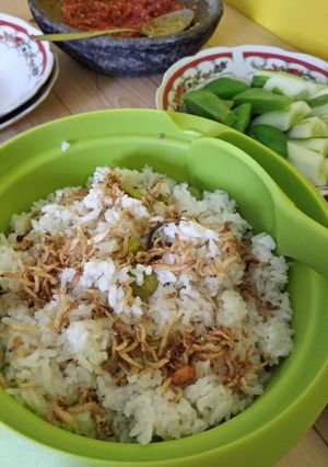 Foto resep Nasi liwet pete