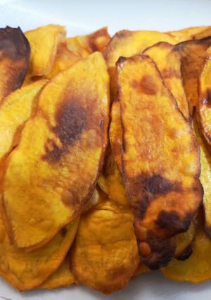 Una foto de Camotes fritos