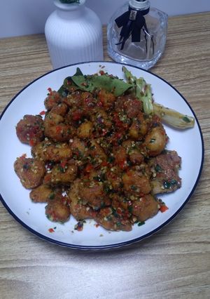 Foto resep Chiken Popcorn Chili Padi
