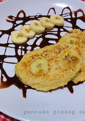 Foto resep Pancake pisang oat (untuk diet)