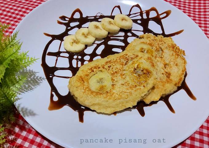 Pancake pisang oat (untuk diet)
