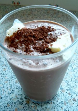 A picture of Chocolate shake.