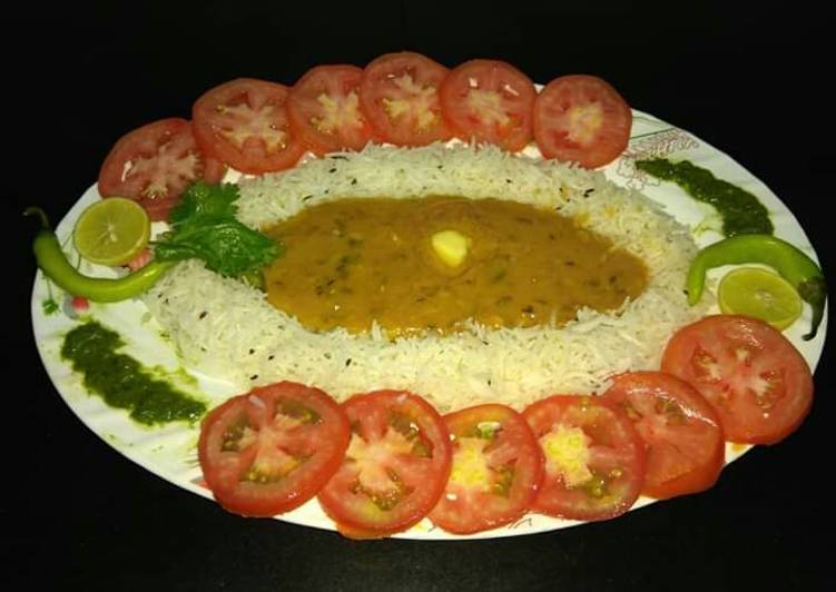 Daal fry and jeera rice
