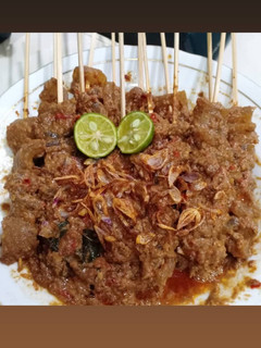 Foto resep Sate kikil bumbu kacang