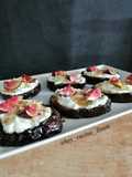 Berenjenas con ricotta e higos