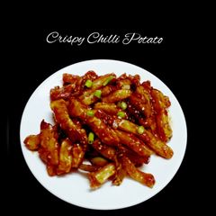A picture of Crispy chilli potato.