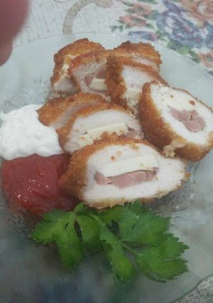 Foto resep Cordon blue (ayam isi keju) super simpel