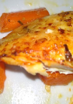 Una foto de Pollo sabroso al horno !