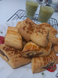 عکسی از دستور بیسکوئیت مغزدار