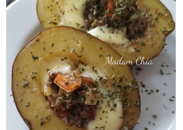 Potato Mozza Beef Steamed Bowl