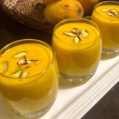 A picture of Alphonso Mango Lassi.