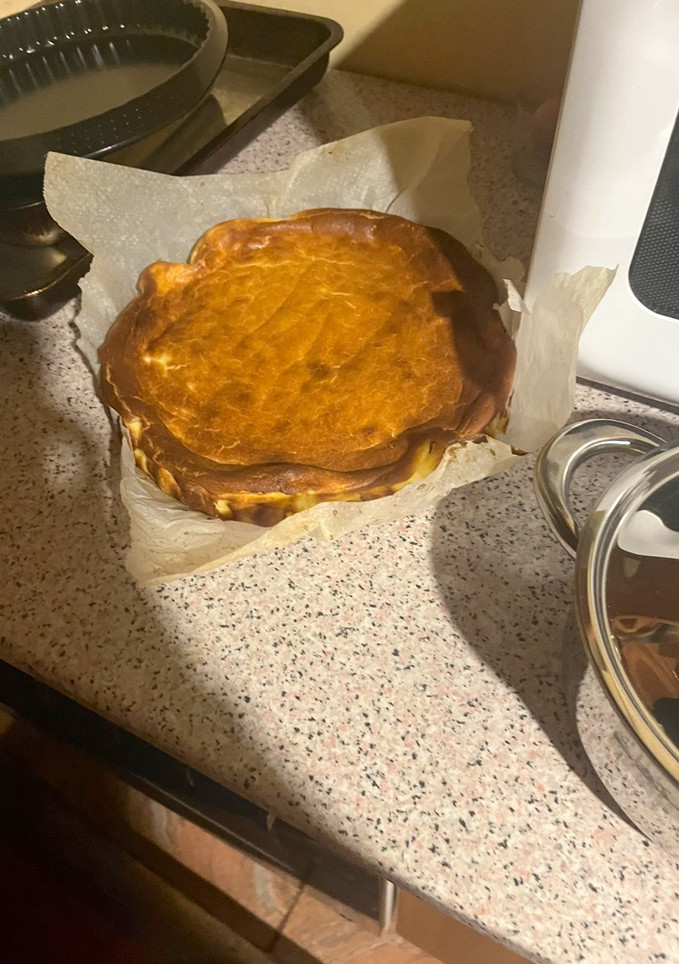 Una foto de Tarta de queso fácil