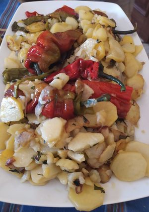 Una foto de Patatas a lo pobre
