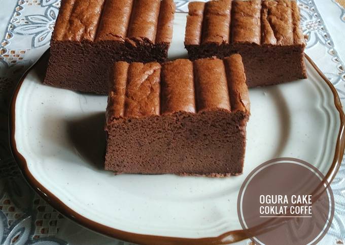 Cara Gampang Membuat Ogura cake coklat coffe Anti Gagal