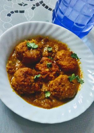 A picture of Lauki ke kofte.