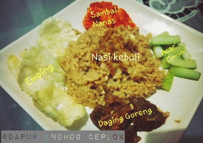 Cara Buat Nasi Minyak alias Nasi Kebuli Untuk Jualan