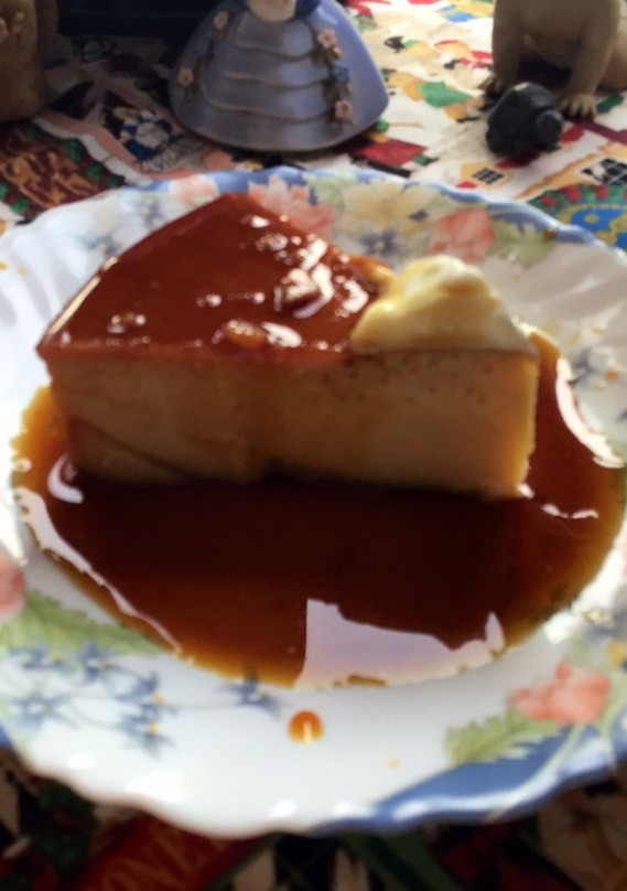 Una foto de Flan de galleta
