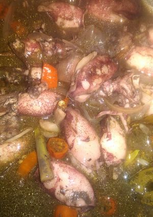 Foto resep Cumi Hitam Pedas Cabe Iris