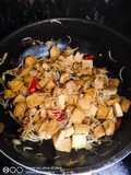 Tumis kecambah tahu