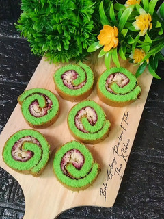 Foto resep Bolu Gulung Pandan 1 Telur