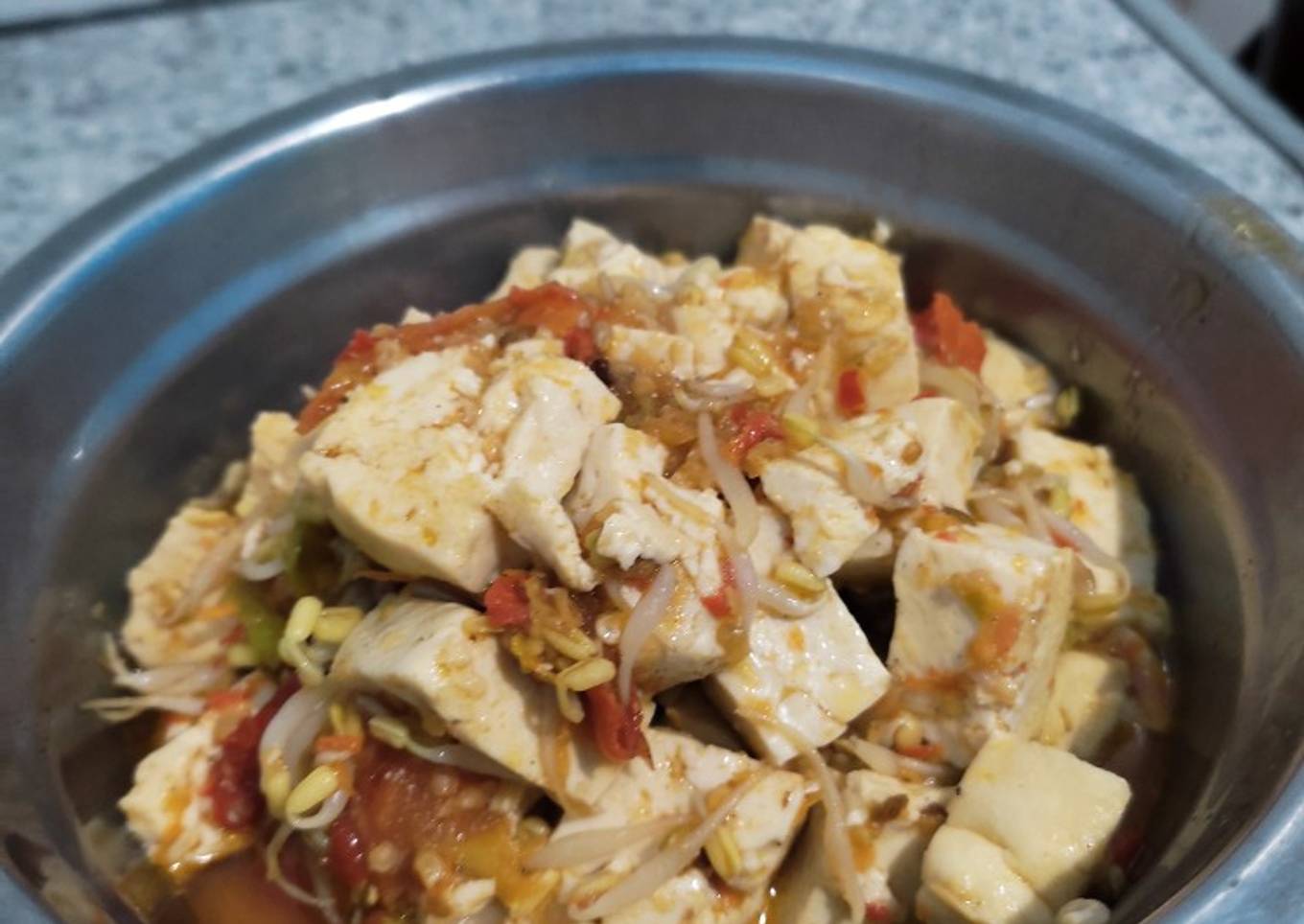 Tumis tahu toge