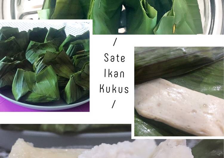 Sate ikan kukus